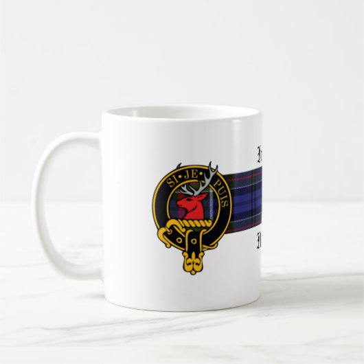 Ingram schottische Wappen- und Tartan-Tasse Kaffeetasse (Links)