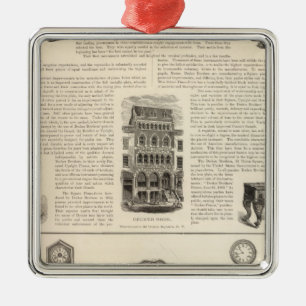 Ingrapham und Gamewell Company Silbernes Ornament