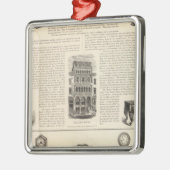 Ingrapham und Gamewell Company Silbernes Ornament (Links)