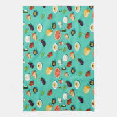 ingredient vegetables pasta and pizza geschirrtuch (Vertikal)