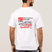 Ingres u. OpenROAD Code sprinten 2013 T-Shirt (Rückseite)