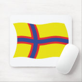 Ingriechische Finnflagge Mousepad (Mit Mouse)