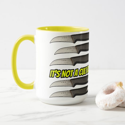 Ingroup-Outgroup Mug for Grown Men Arguing Online Tasse (Mit Donut)