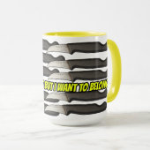 Ingroup-Outgroup Mug for Grown Men Arguing Online Tasse (VorderseiteRechts)