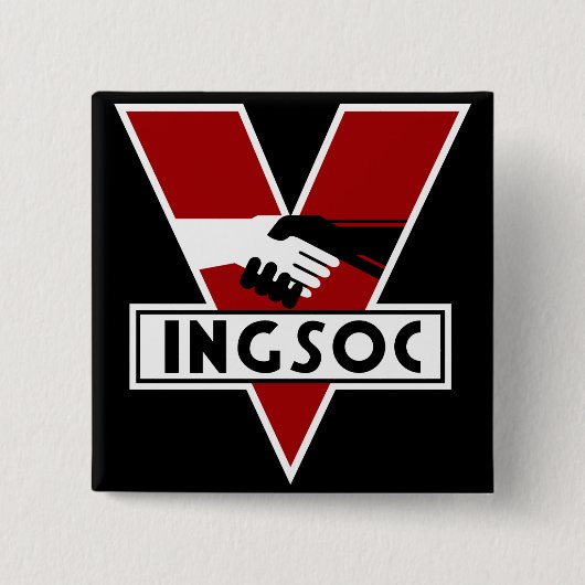 Ingsoc 1984 button (Vorderseite)