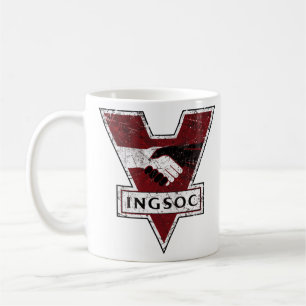 INGSOC 1984 George Orwell Mass Surveillance  Kaffeetasse