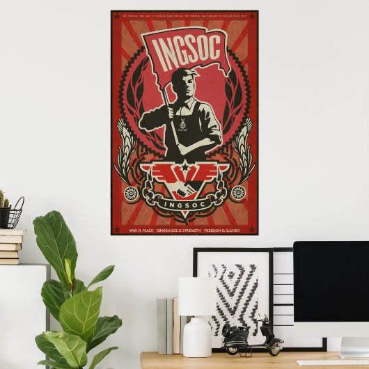 INGSOC 1984 Propaganda-Poster Poster (Heimbüro)
