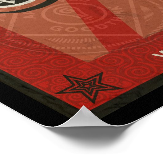 INGSOC 1984 Propaganda-Poster Poster (Ecke)