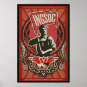 INGSOC 1984 Propaganda-Poster Poster (Vorne)