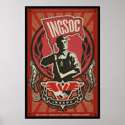 INGSOC 1984 Propaganda-Poster Poster (Vorne)