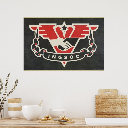 INGSOC 1984 Propaganda-Poster Poster (Küche)