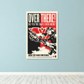 INGSOC dort drüben, zerrissene Leinwand (Insitu (Holzboden))