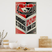 INGSOC-Ignoranz ist ein Stärkepuster Poster (Küche)