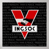 INGSOC Inspiriert 1984 Poster (Vorne)
