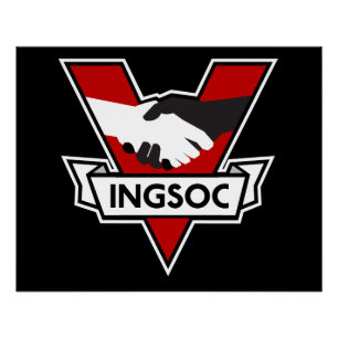 INGSOC Sieg-Logo-Plakat 1984 Poster