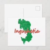 Ingushetia Feiertagspostkarte (Vorne/Hinten)