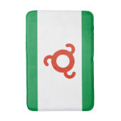 Ingushetia-Flagge Badematte (Vorderseite Vertikal)
