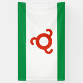 Ingushetia-Flagge Banner (Vertikal)