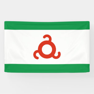 Ingushetia-Flagge Banner