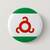 Ingushetia-Flagge Button (Vorderseite)
