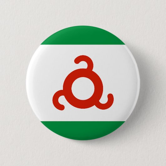 Ingushetia-Flagge Button (Vorderseite)
