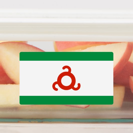 Ingushetia-Flagge Etiketten (Befestigt)
