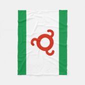 Ingushetia-Flagge Fleecedecke (Vorderseite)