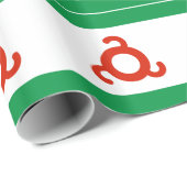 Ingushetia-Flagge Geschenkpapier (Rolleneckpunkt)