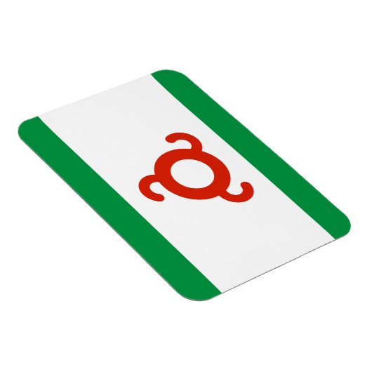 Ingushetia-Flagge Magnet (Rechte Seite)