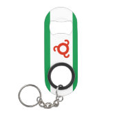 Ingushetia-Flagge Mini Flaschenöffner (Vorderseite)