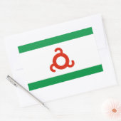 Ingushetia-Flagge Rechteckiger Aufkleber (Umschlag)
