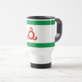 Ingushetia-Flagge Reisebecher (VorderseiteRechts)