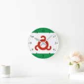 Ingushetia-Flagge Runde Wanduhr (Zuhause)
