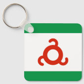 Ingushetia-Flagge Schlüsselanhänger (Vorderseite)