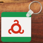 Ingushetia-Flagge Schlüsselanhänger (Rückseite)