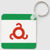 Ingushetia-Flagge Schlüsselanhänger (Rückseite)