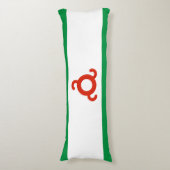 Ingushetia-Flagge Seitenschläferkissen (Vorderseite Vertikal)