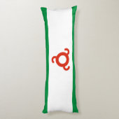 Ingushetia-Flagge Seitenschläferkissen (Rückseite (Vertikal))