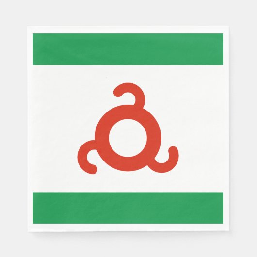 Ingushetia-Flagge Serviette (Vorderseite)