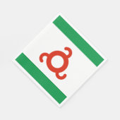 Ingushetia-Flagge Serviette (Ecke)