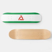 Ingushetia-Flagge Skateboard (Horizontal)