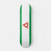 Ingushetia-Flagge Skateboard (Vorderseite)