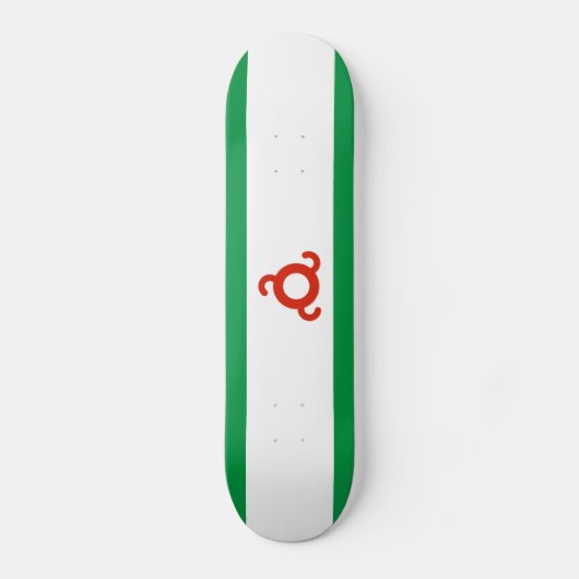 Ingushetia-Flagge Skateboard (Vorderseite)