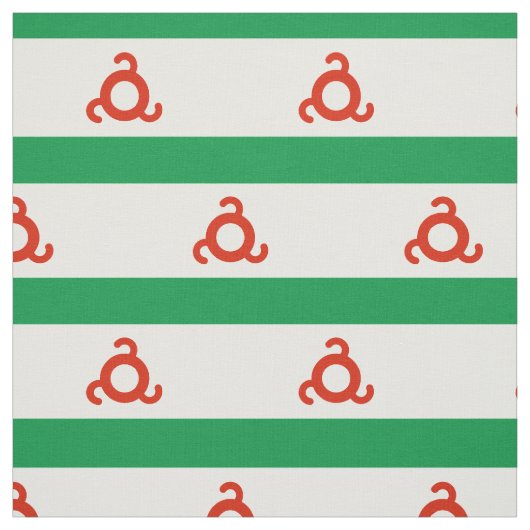 Ingushetia-Flagge Stoff (Muster)