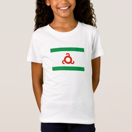 Ingushetia-Flagge T-Shirt (Vorderseite)