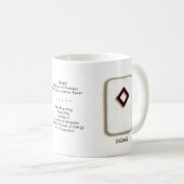 Ingwaz-Runenstein 11 oz. Tasse (VorderseiteRechts)