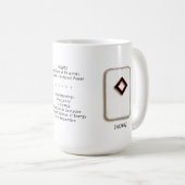 Ingwaz RuneStone 0,45l Becher Kaffeetasse (VorderseiteRechts)