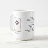 Ingwaz RuneStone 0,45l Becher Kaffeetasse (Vorderseite Links)