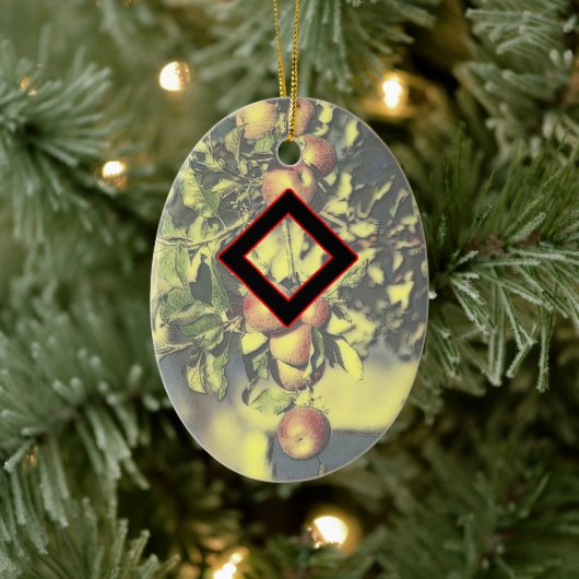 Ingwaz Viking Rune Weihnachten Ornament - Held! (Baum)