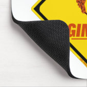 Ingwer-Alarm! Mousepad (Ecke)